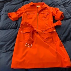 Michael Kors orange dress